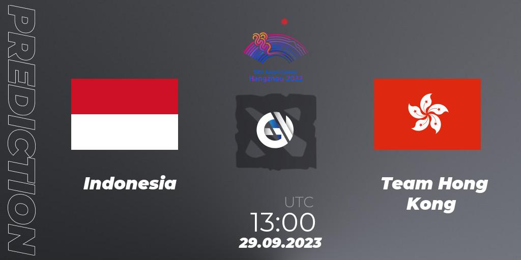 Indonesia - Team Hong Kong: ennuste. 29.09.2023 at 13:00, Dota 2, 2022 Asian Games