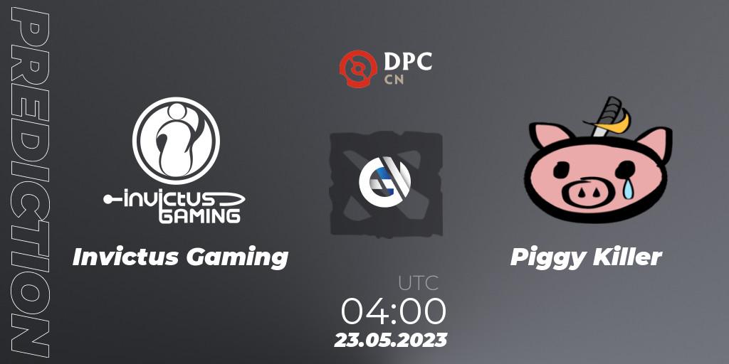Invictus Gaming - Piggy Killer: ennuste. 23.05.2023 at 04:04, Dota 2, DPC 2023 Tour 3: CN Division I (Upper)