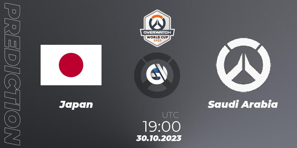 Japan - Saudi Arabia: ennuste. 30.10.2023 at 19:00, Overwatch, Overwatch World Cup 2023