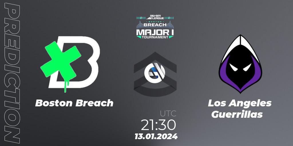 Boston Breach - Los Angeles Guerrillas: ennuste. 13.01.2024 at 21:45, Call of Duty, Call of Duty League 2024: Stage 1 Major Qualifiers