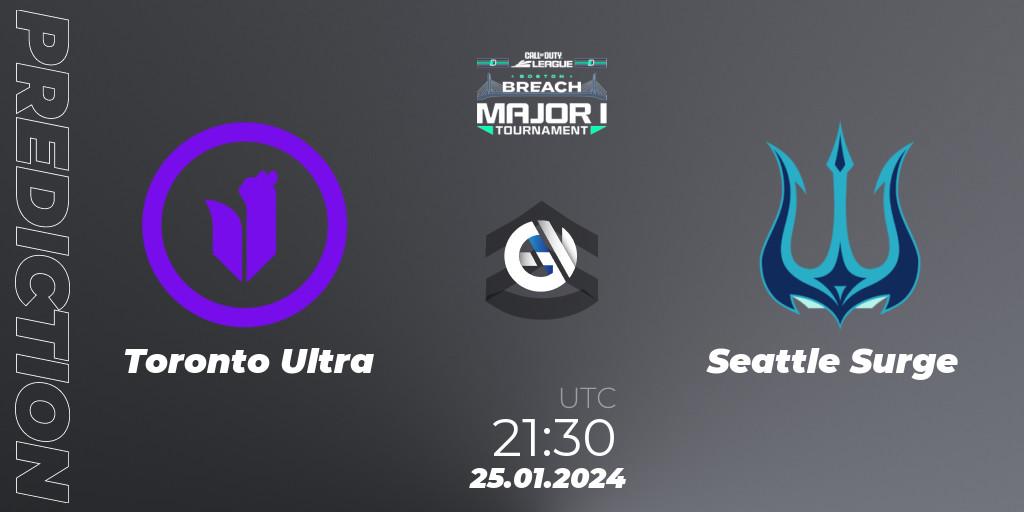Toronto Ultra - Seattle Surge: ennuste. 25.01.2024 at 21:30, Call of Duty, Call of Duty League 2024: Stage 1 Major
