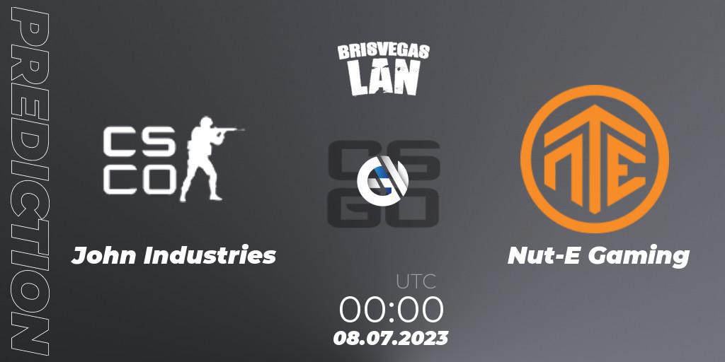 John Industries - Nut-E Gaming: ennuste. 08.07.2023 at 00:00, Counter-Strike (CS2), BrisVegas Winter 2023
