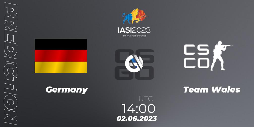 Germany - Team Wales: ennuste. 02.06.23, CS2 (CS:GO), IESF World Esports Championship 2023: Western Europe Qualifier