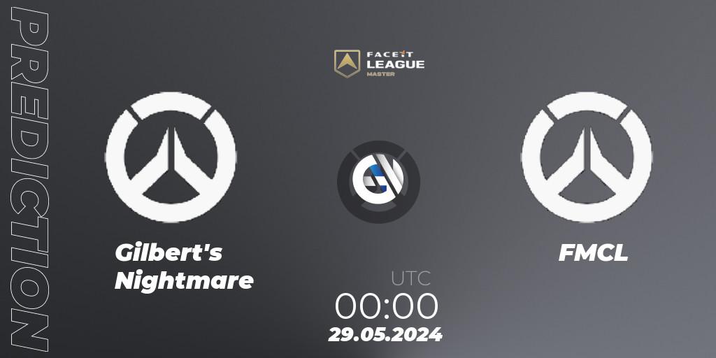 Gilbert's Nightmare - FMCL: ennuste. 29.05.2024 at 00:00, Overwatch, FACEIT League Season 1 - NA Master Road to EWC