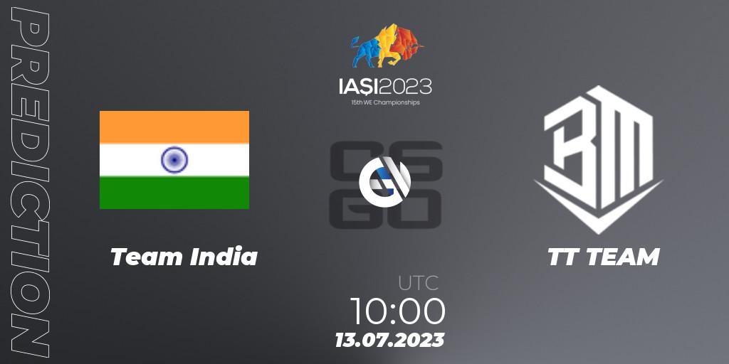 Team India - TRAFFIC Tashkent: ennuste. 13.07.2023 at 10:00, Counter-Strike (CS2), IESF Asian Championship 2023