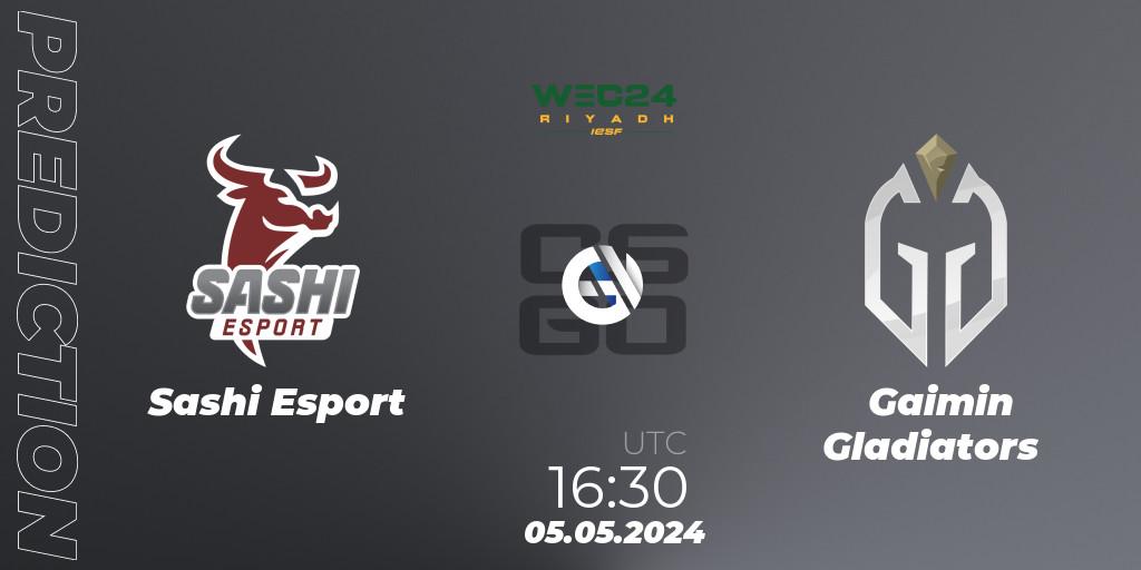 Sashi Esport - Gaimin Gladiators: ennuste. 05.05.2024 at 16:30, Counter-Strike (CS2), IESF World Esports Championship 2024: Danish Qualifier