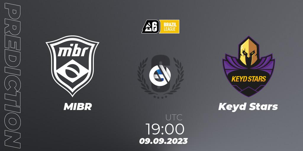 MIBR - Keyd Stars: ennuste. 09.09.2023 at 19:00, Rainbow Six, Brazil League 2023 - Stage 2