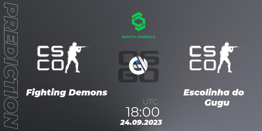 Fighting Demons - Escolinha do Gugu: ennuste. 24.09.2023 at 18:00, Counter-Strike (CS2), CCT South America Series #12: Open Qualifier
