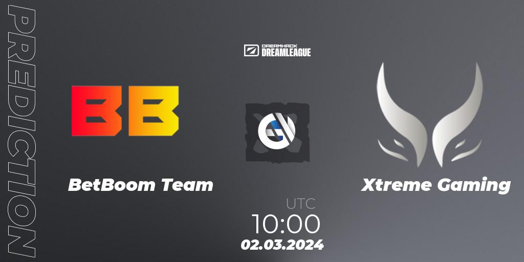BetBoom Team - Xtreme Gaming: ennuste. 02.03.24, Dota 2, DreamLeague Season 22