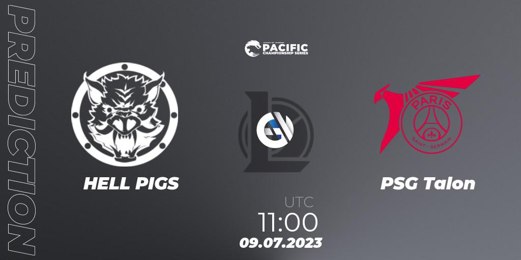 HELL PIGS - PSG Talon: ennuste. 09.07.2023 at 11:00, LoL, PACIFIC Championship series Group Stage