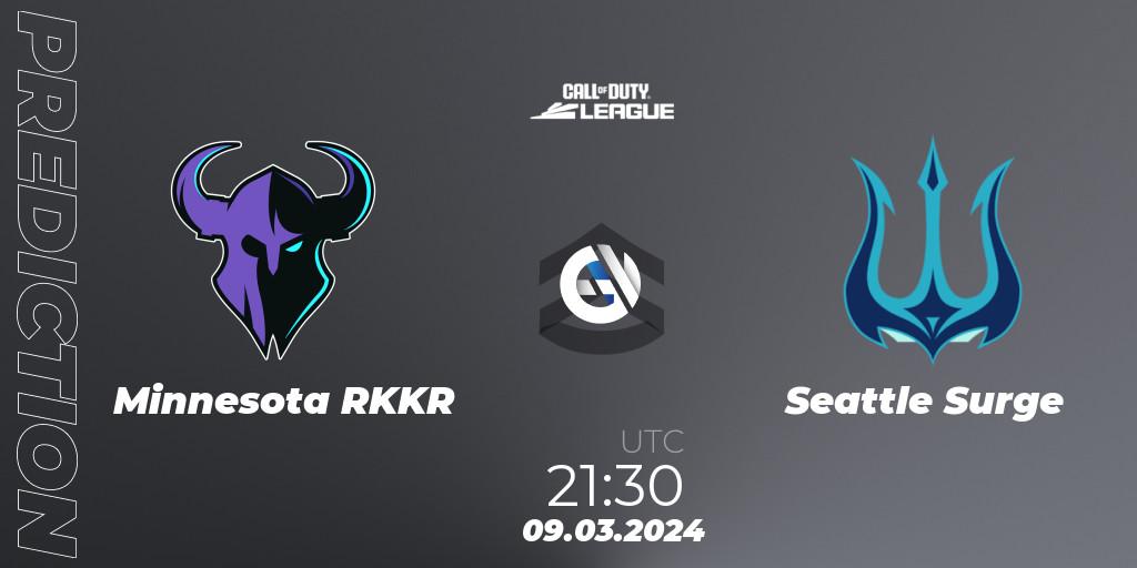 Minnesota RØKKR - Seattle Surge: ennuste. 09.03.2024 at 21:30, Call of Duty, Call of Duty League 2024: Stage 2 Major Qualifiers