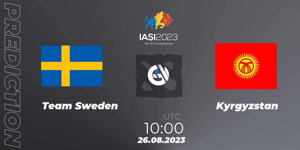 Team Sweden - Kyrgyzstan: ennuste. 26.08.2023 at 18:00, Dota 2, IESF World Championship 2023