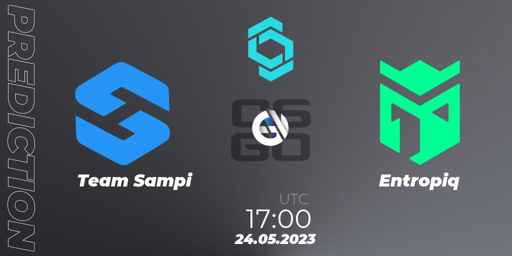 Team Sampi - Entropiq: ennuste. 24.05.2023 at 17:00, Counter-Strike (CS2), CCT North Europe Series 5 Closed Qualifier