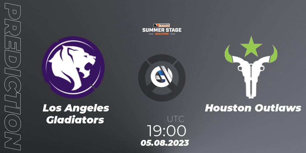 Los Angeles Gladiators - Houston Outlaws: ennuste. 05.08.23, Overwatch, Overwatch League 2023 - Summer Stage Qualifiers