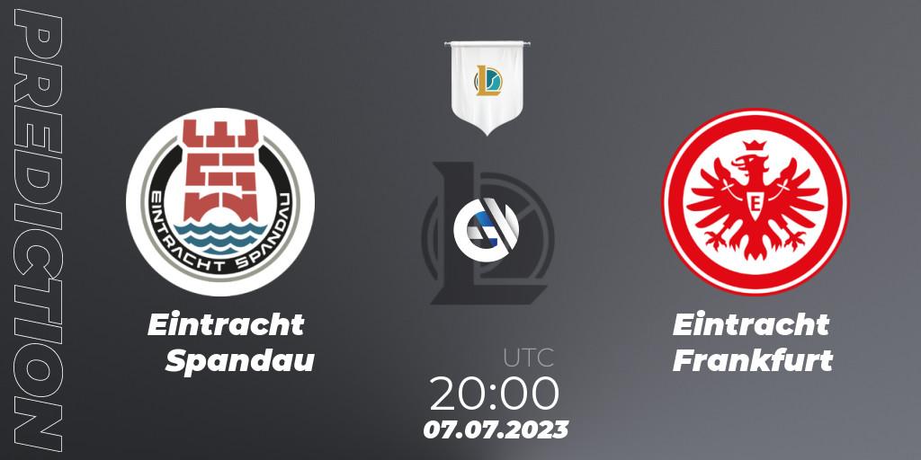 Eintracht Spandau - Eintracht Frankfurt: ennuste. 07.07.23, LoL, Prime League Summer 2023 - Group Stage