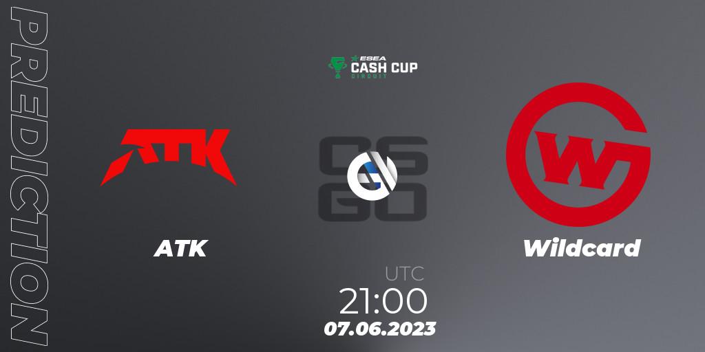 ATK - Wildcard: ennuste. 07.06.23, CS2 (CS:GO), ESEA Cash Cup Circuit Season 1 Finals