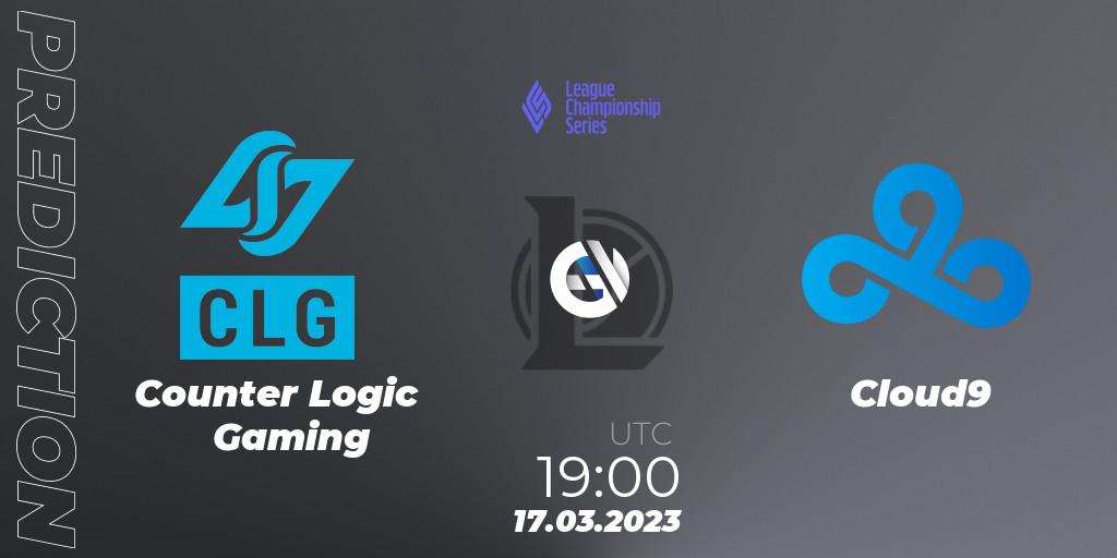 Counter Logic Gaming - Cloud9: ennuste. 17.03.23, LoL, LCS Spring 2023 - Group Stage
