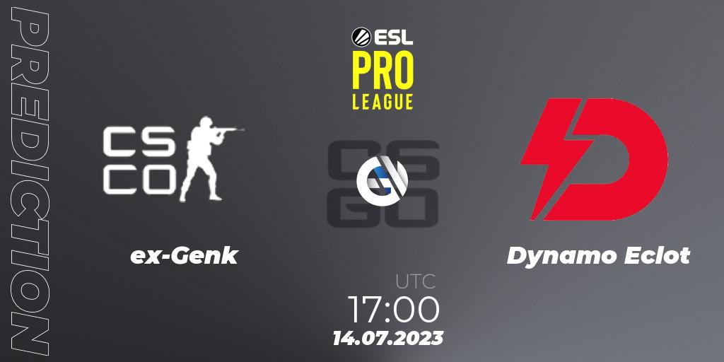  ex-KRC Genk - Dynamo Eclot: ennuste. 14.07.2023 at 17:00, Counter-Strike (CS2), ESL Pro League Season 18: European Conference