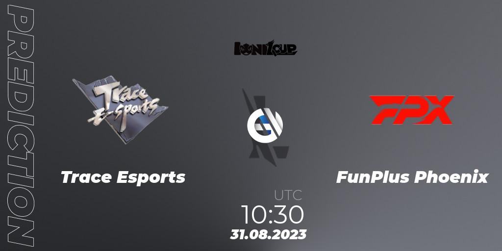 Trace Esports - FunPlus Phoenix: ennuste. 31.08.2023 at 10:30, Wild Rift, Ionia Cup 2023 - WRL CN Qualifiers