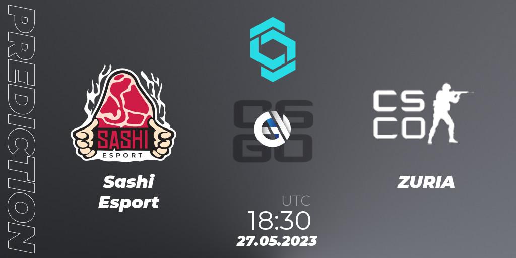  Sashi Esport - ZURIA: ennuste. 27.05.2023 at 19:40, Counter-Strike (CS2), CCT North Europe Series 5 Closed Qualifier