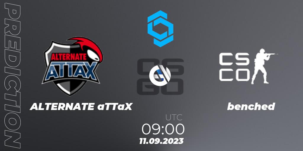 ALTERNATE aTTaX - benched: ennuste. 11.09.2023 at 09:00, Counter-Strike (CS2), CCT East Europe Series #2