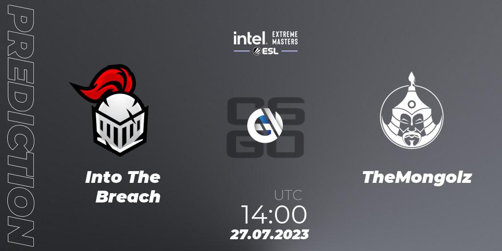 Into The Breach - TheMongolz: ennuste. 27.07.2023 at 10:30, Counter-Strike (CS2), IEM Cologne 2023 - Play-In