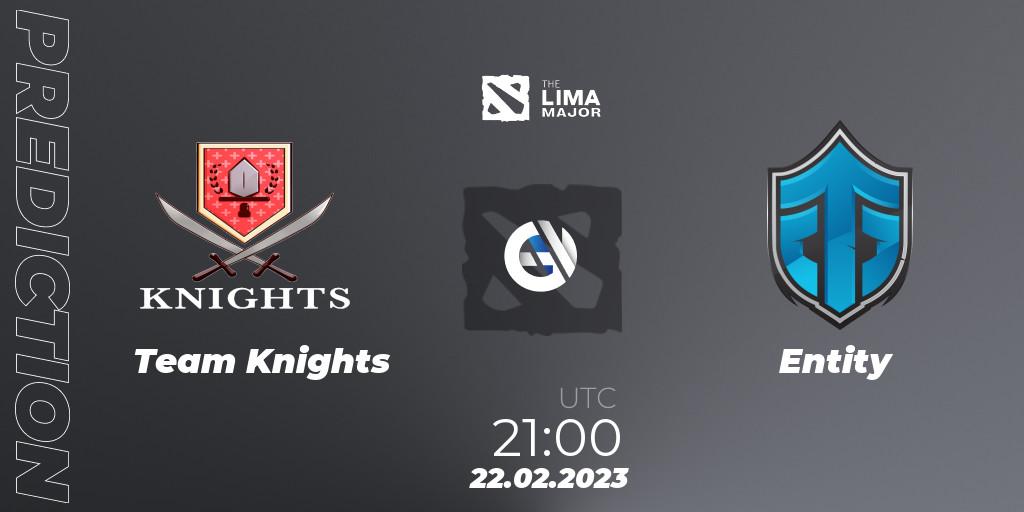 Team Knights - Entity: ennuste. 22.02.23, Dota 2, The Lima Major 2023