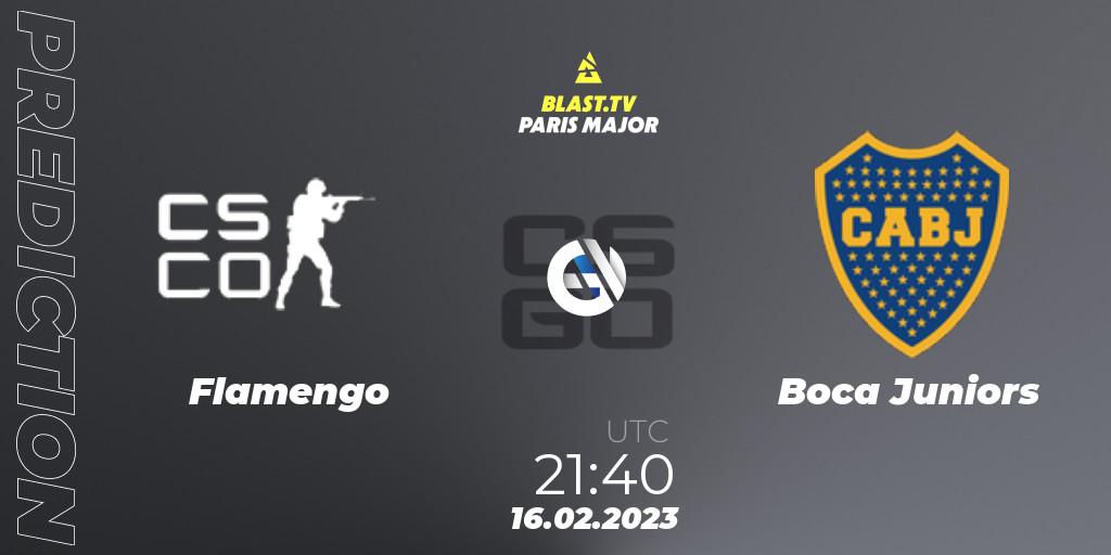 Flamengo - Boca Juniors: ennuste. 16.02.2023 at 21:40, Counter-Strike (CS2), BLAST.tv Paris Major 2023 South America RMR Open Qualifier 2