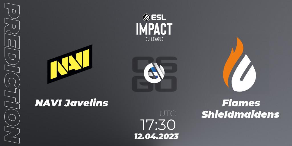 NAVI Javelins - Flames Shieldmaidens: ennuste. 12.04.23, CS2 (CS:GO), ESL Impact League Season 3: European Division