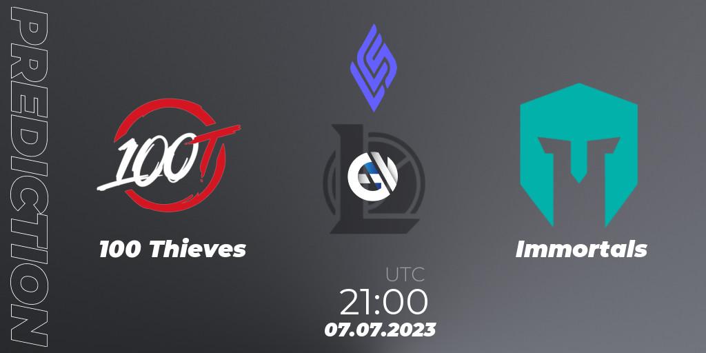 Cloud9 - Immortals: ennuste. 30.06.23, LoL, LCS Summer 2023 - Group Stage