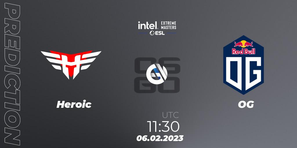 Heroic - OG: ennuste. 06.02.2023 at 11:30, Counter-Strike (CS2), IEM Katowice 2023