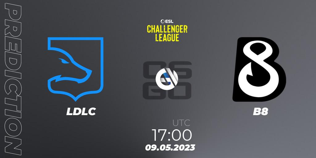 LDLC - B8: ennuste. 09.05.23, CS2 (CS:GO), ESL Challenger League Season 45: Europe