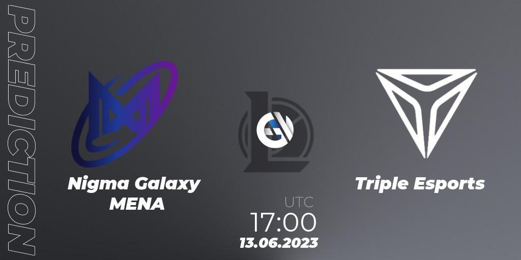 Nigma Galaxy MENA - Triple Esports: ennuste. 13.06.2023 at 20:00, LoL, Arabian League Summer 2023 - Group Stage