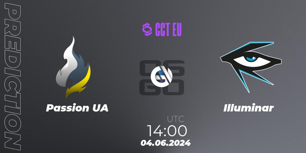 Passion UA - Illuminar: ennuste. 04.06.2024 at 14:30, Counter-Strike (CS2), CCT Season 2 Europe Series 5