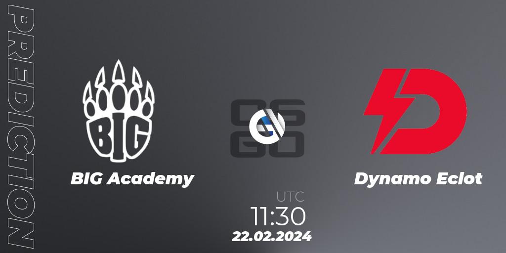 BIG Academy - Dynamo Eclot: ennuste. 22.02.24, CS2 (CS:GO), European Pro League Season 15: Division 2