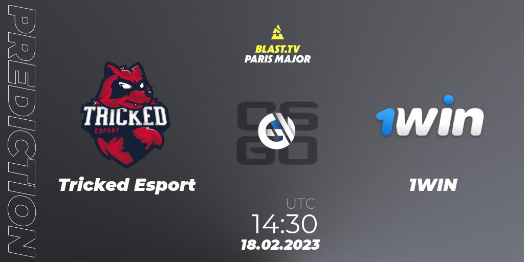 Tricked Esport - 1WIN: ennuste. 18.02.2023 at 14:30, Counter-Strike (CS2), BLAST.tv Paris Major 2023 Europe RMR Closed Qualifier A
