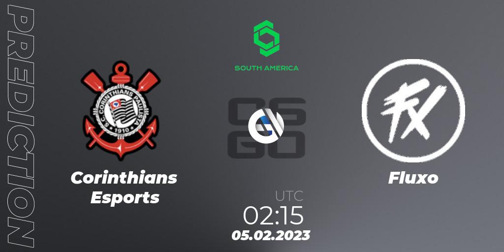 Corinthians Esports - Fluxo: ennuste. 05.02.23, CS2 (CS:GO), CCT South America Series #4