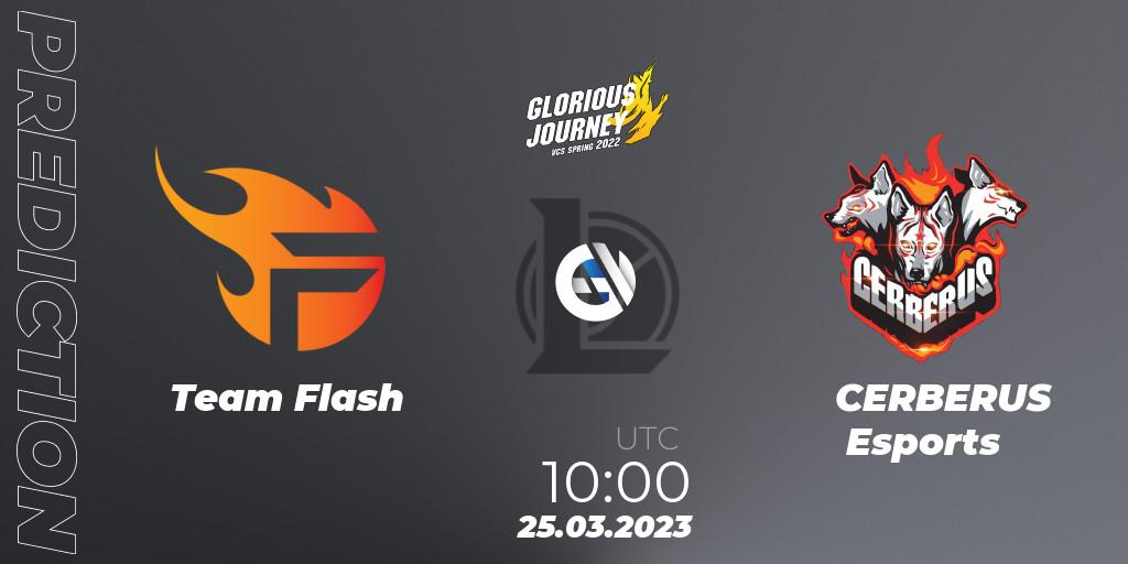 Team Flash - CERBERUS Esports: ennuste. 02.03.2023 at 10:00, LoL, VCS Spring 2023 - Group Stage