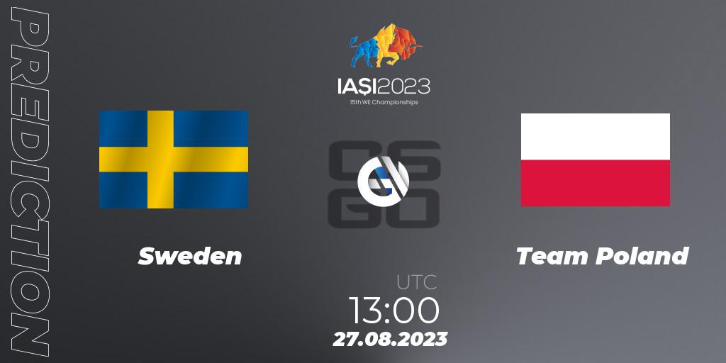 Sweden - Team Poland: ennuste. 27.08.2023 at 17:40, Counter-Strike (CS2), IESF World Esports Championship 2023
