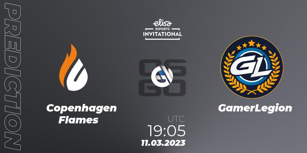 Copenhagen Flames - GamerLegion: ennuste. 11.03.23, CS2 (CS:GO), Elisa Invitational Winter 2023