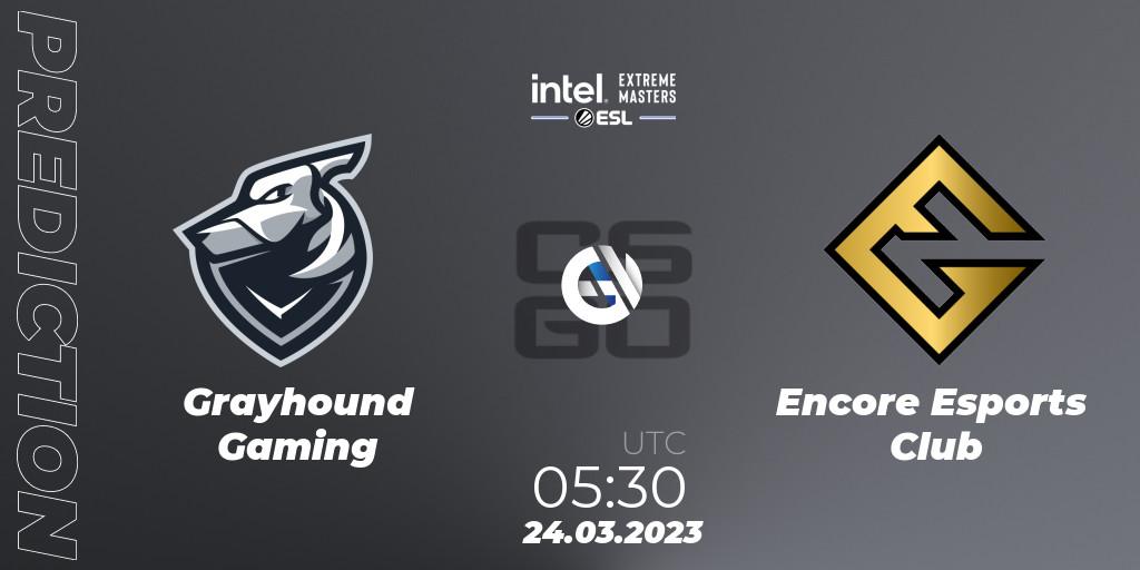Grayhound Gaming - Encore Esports Club: ennuste. 24.03.23, CS2 (CS:GO), IEM Dallas 2023 Oceania Closed Qualifier