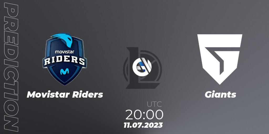 Movistar Riders - Giants: ennuste. 11.07.2023 at 20:00, LoL, Superliga Summer 2023 - Group Stage