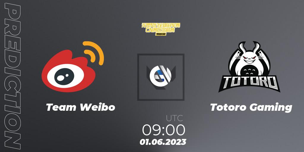Team Weibo - Totoro Gaming: ennuste. 01.06.23, VALORANT, VALORANT Champions Tour 2023: China Preliminaries