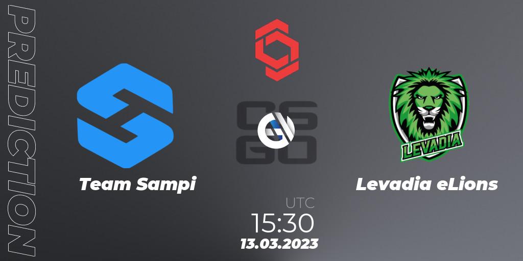 Team Sampi - Levadia eLions: ennuste. 13.03.2023 at 15:40, Counter-Strike (CS2), CCT Central Europe Series 5 Closed Qualifier