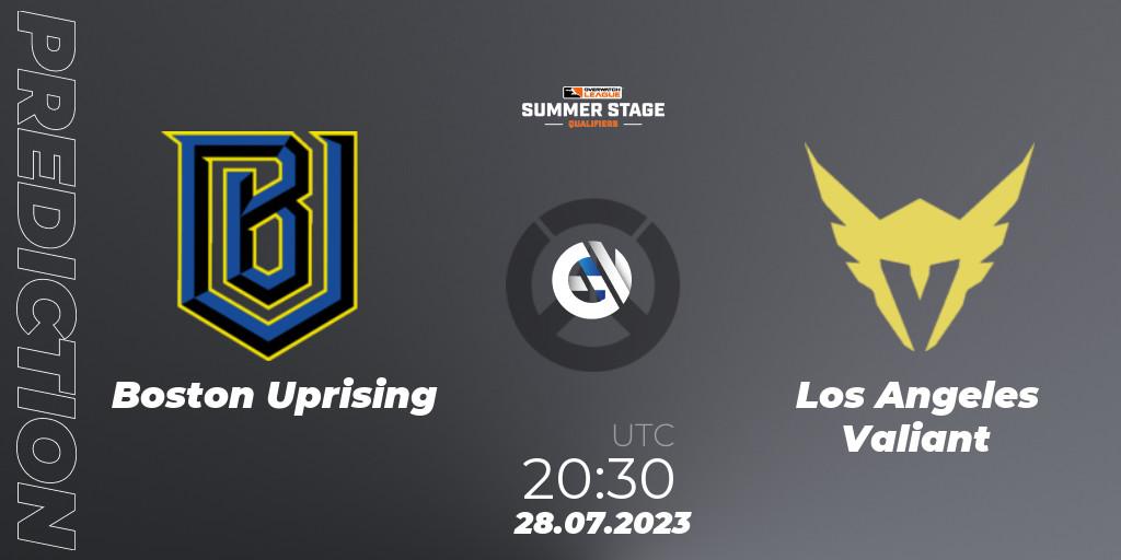 Boston Uprising - Los Angeles Valiant: ennuste. 28.07.23, Overwatch, Overwatch League 2023 - Summer Stage Qualifiers