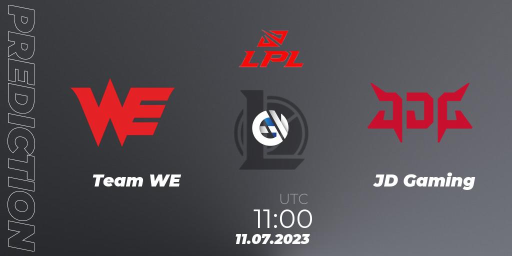 Team WE - JD Gaming: ennuste. 11.07.2023 at 11:30, LoL, LPL Summer 2023 Regular Season