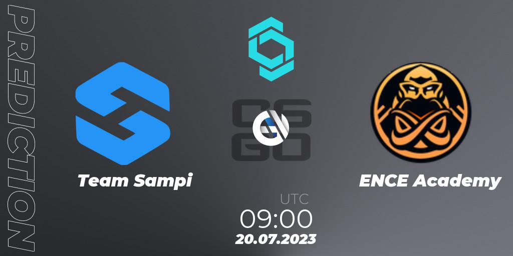 Team Sampi - ENCE Academy: ennuste. 20.07.2023 at 09:00, Counter-Strike (CS2), CCT North Europe Series #6