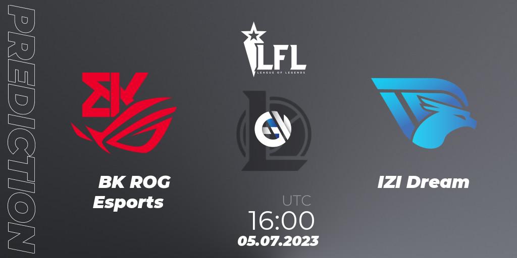 BK ROG Esports - IZI Dream: ennuste. 05.07.2023 at 16:00, LoL, LFL Summer 2023 - Group Stage