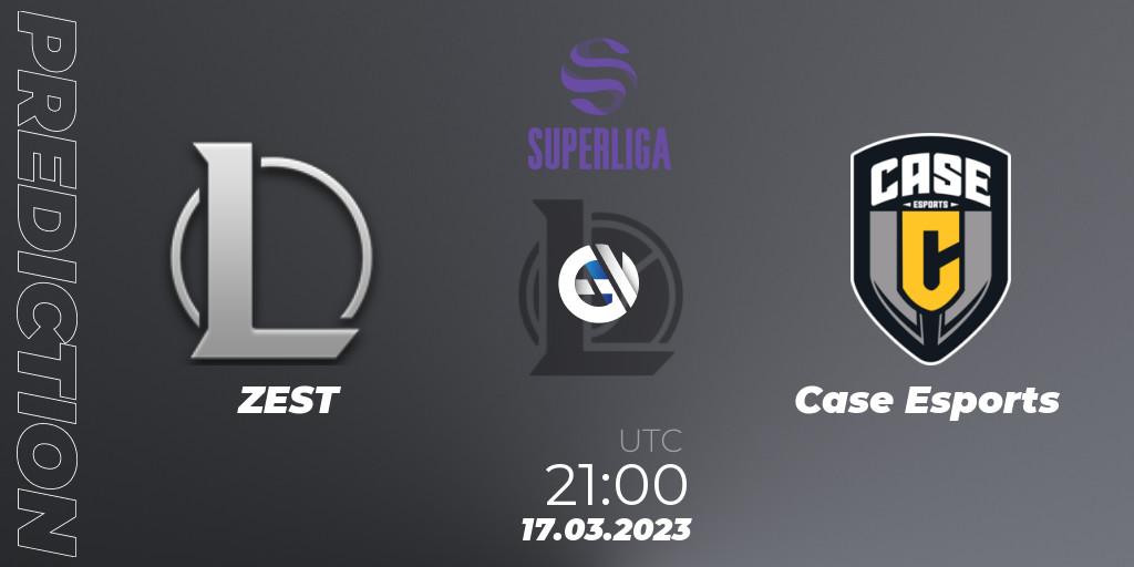 ZEST - Case Esports: ennuste. 17.03.2023 at 21:00, LoL, LVP Superliga 2nd Division Spring 2023 - Group Stage