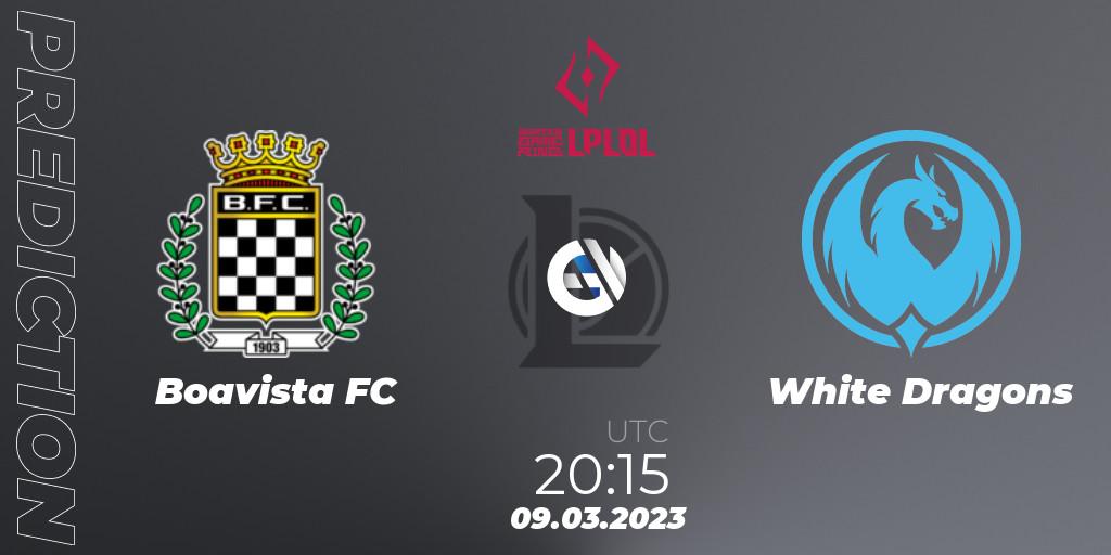 Boavista FC - White Dragons: ennuste. 09.03.2023 at 20:15, LoL, LPLOL Split 1 2023 - Group Stage